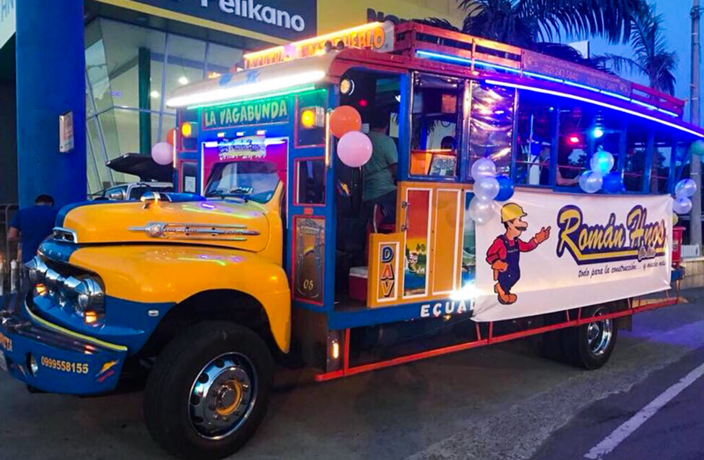 Chiva en evento empresarial