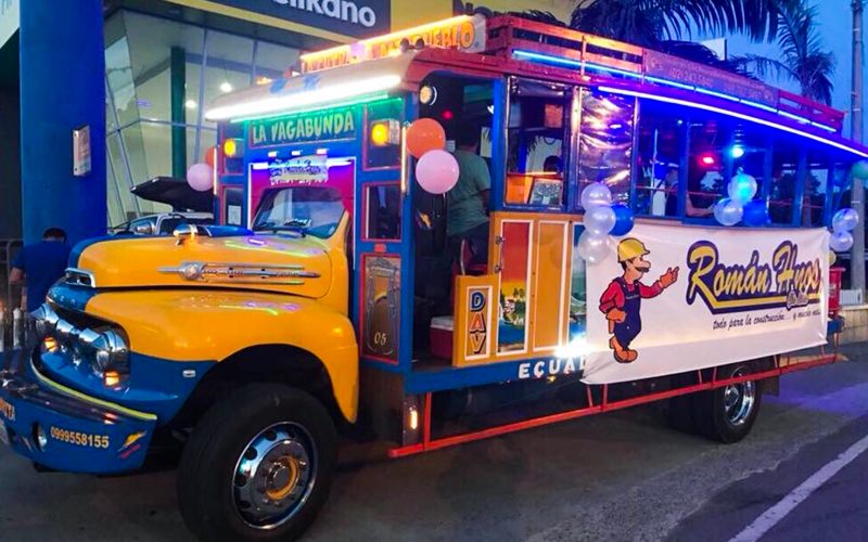 Chiva en evento empresarial